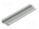 Profiles for LED modules; recessed; natural; L: 1m; aluminium