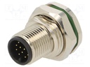 Socket; M12; PIN: 12; male; A code-DeviceNet / CANopen; THT; IP67