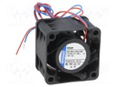 Fan: DC; axial; 40x40x28mm; 38m3/h; 54dBA; ball bearing; 17250rpm