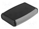 Enclosure: multipurpose; X: 79mm; Y: 117mm; Z: 24mm; 1553; ABS; black