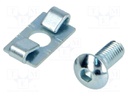 Mounting coupler; for profiles; Width of the groove: 5mm