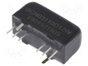 Converter: DC/DC; 3W; Uin: 43÷160V; Uout: 12VDC; Uout2: -12VDC; SIP8