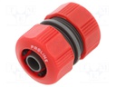 Connector; Mat: ABS,PP; 3/4"