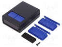 Enclosure: for remote controller; X: 60mm; Y: 82mm; Z: 25mm; ABS