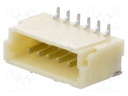 Socket; wire-board; male; 1mm; PIN: 6; SMT; 50V; 1A; tinned; 20mΩ