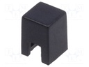 Button; square; black; 4x4x5.5mm