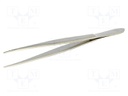 Tweezers; Tweezers len: 120mm; Blades: straight,elongated