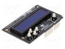 Module: shield; LCD display; 5VDC; Application: ARDUINO