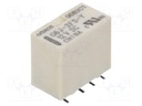 Relay: electromagnetic; DPDT; Ucoil: 12VDC; 0.3A/125VAC; 1A/30VDC