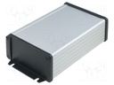 Enclosure: with panel; with fixing lugs; 1457; X: 104mm; Y: 160mm