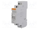 Relay: installation; monostable; NO; Ucoil: 230VAC; Mounting: DIN
