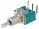 Switch: toggle; Pos: 3; SPDT; (ON)-OFF-ON; 6A/125VAC; 6A/6VDC; 10mΩ