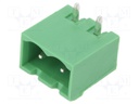 Pluggable terminal block; Contacts ph: 5.08mm; ways: 2; socket