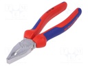 Pliers; for gripping and cutting,universal; 180mm