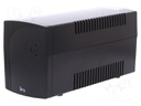 Power supply: UPS; 140x347x170mm; 720W; 1.2kVA; 9.5kg; 7Ah; 0÷40°C