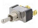 Switch: toggle; Pos: 3; SPDT; (ON)-OFF-(ON); 21A/14VDC; Leads: screw