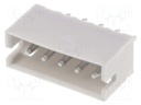 Socket; wire-board; male; ZH; 1.5mm; PIN: 5; THT; 50V; 1A; -25÷85°C