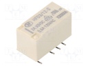 Relay: electromagnetic; DPDT; Ucoil: 12VDC; 0.5A/125VAC; 2A/30VDC