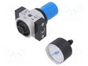 Pressure regulator; G 1/8"; Working pressure: 1÷16bar; 800l/min