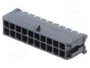 Socket; wire-board; male; Micro-Fit 3.0; 3mm; PIN: 20; THT; 8.5A