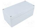 Enclosure: multipurpose; X: 100mm; Y: 200mm; Z: 81mm; EUROMAS; IP66