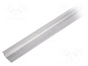 Profiles for LED modules; recessed; natural; L: 2m; aluminium