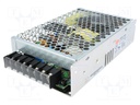Power supply: switched-mode; modular; 156W; 24VDC; 159x97x38mm