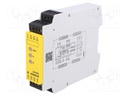 Module: safety relay; 24VAC; Contacts: NC + NO x2; Mounting: DIN