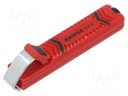 Stripping tool; Øcable: 8÷28mm; Wire: round; Tool length: 130mm