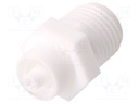 Adapter; Luer Lock; for dispensing cartridges; Thread: NPT 1/4"