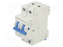 Circuit breaker; 230/400VAC; Inom: 10A; Poles: 1+N; Charact: C; 6kA