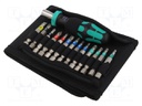 Kit: screwdrivers; hex key,Phillips,Pozidriv®,slot,Torx®; case