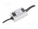 Power supply: switched-mode; LED; 25W; 22÷54VDC; 250÷1050mA; IP67