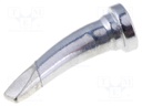 Tip; bent chisel; 2.4x0.8mm; bent 30°