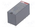 Relay: electromagnetic; DPDT; Ucoil: 12VDC; 8A; max.250VAC