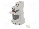 Relay: interface; SPDT; Ucoil: 230VAC; Mounting: DIN; Series: CR-P
