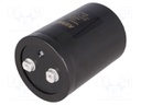 Capacitor: electrolytic; 18000uF; 200VDC; Leads: screw; ESR: 24mΩ