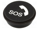 Button; Ø21mm; Pushbutton: round; black; 09