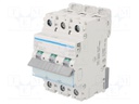 Circuit breaker; 230/400VAC; Inom: 25A; Poles: 3; DIN; Charact: C