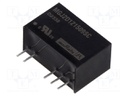 Isolated Board Mount DC/DC Converter, Gate Drive, 2 Output, 2 W, 15 V, 80 mA, -8.7 V