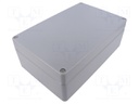 Enclosure: multipurpose; X: 180mm; Y: 280mm; Z: 100mm; ALUEIN; grey