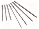 Drill set; for concrete; FORCE X; Kind of holder: SDS-Plus®