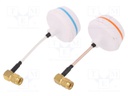 Antenna; Pcs: 2; Kit: TX + RX; SMA; 5.8GHz; 50Ω; Antenna: WiFi