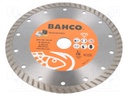 Cutting diamond wheel; Ø: 180mm; Øhole: 22.23mm; Disc thick: 3mm