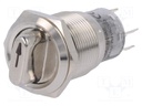 Switch: rotary; Pos: 2; SPDT; 0.5A/220VAC; 1A/24VDC; -20÷55°C; 50mΩ