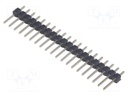 Pin header; pin strips; male; PIN: 20; straight; 2.54mm; THT; 1x20