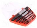 Screw extractor set