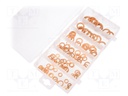 O-ring set; copper; inch; Pcs: 110