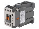 Contactor: 3-pole; NO x3; Auxiliary contacts: NO + NC; 220VDC; 9A