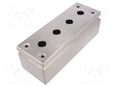 Enclosure: for remote controller; X: 100mm; Y: 280mm; Z: 90mm; IP66